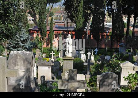 Roma, Italia 05/04/2011: Cimitero acatolico nel quartiere Testaccio. © Andrea Sabbadini Foto Stock