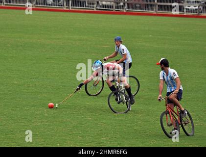 Polo ciclistico in erba ai Campionati del mondo, Buenos Aires, Argentina Dicembre 2019 Foto Stock