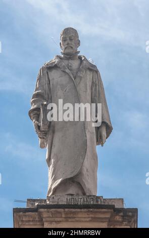 Siviglia, Spagna: Settembre, 27th, 2020: Benito Arias Montano, orientalista spagnolo e curatore del poliglot di Anversa. Palazzo di San Telmo, Siviglia, Spagna Foto Stock