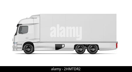 Rappresentazione Camion Mockup 3D del veicolo Foto Stock