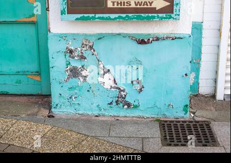 Great Yarmouth Winter Gardens edificio derelitto sul fronte mare Norfolk Inghilterra Foto Stock