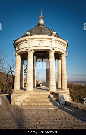 Padiglione Aeolian Harp a Pyatigorsk, località turistica nella regione di Stavropol, Russia Foto Stock