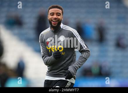 Huddersfield, Inghilterra, 12th febbraio 2022. Jayden Bogle of Sheffield Utd durante la partita del campionato Sky Bet al John Smith's Stadium di Huddersfield. Il credito d'immagine dovrebbe leggere: Simon Bellis / Sportimage Credit: Sportimage/Alamy Live News Foto Stock