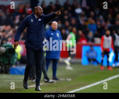 Londra, Regno Unito. 12th Feb 2022. Londra, Inghilterra - FEBBRAIO 12: Durante la Premier League tra Brentford e Crystal Palace al Brentford Community Stadium, Londra, Inghilterra il 12th Febbraio 2022 Credit: Action Foto Sport/Alamy Live News Foto Stock