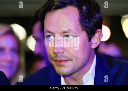 Francois-Xavier Bellamy, filosofo francese e deputato europeo, membro del partito di destra francese Les Republicains (LR) durante l'annuale 'Campus des Foto Stock