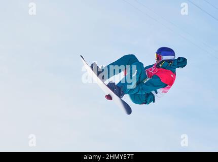 Zhangjiakou, Cina, 2022 Olimpiadi invernali, 11 febbraio 2022: Scotty James dall'Australia durante Snowboard, Half Pipe, al Zhangjiakou Snow Park. Prezzo Kim/CSM. Foto Stock