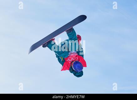 Zhangjiakou, Cina, 2022 Olimpiadi invernali, 11 febbraio 2022: Scotty James dall'Australia durante Snowboard, Half Pipe, al Zhangjiakou Snow Park. Prezzo Kim/CSM. Foto Stock