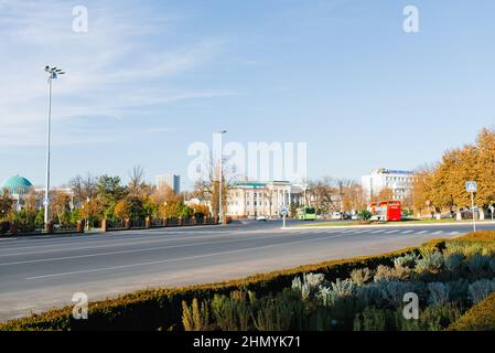 Tashkent, Uzbekistan. Novembre 2021. Vista su Piazza Amir Timur Foto Stock