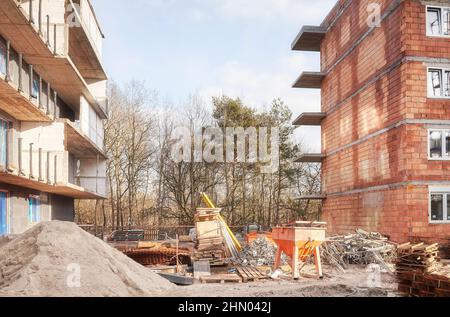 Edificio residenziale multifamily. Foto Stock