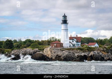 Portland Head Light Maine Coast Foto Stock