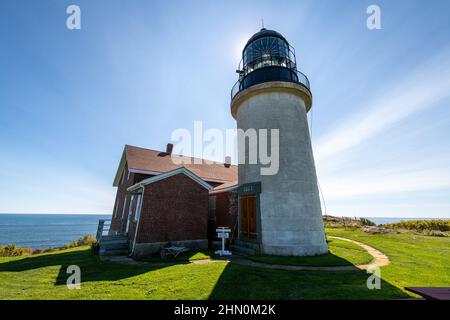 Seguin Island Light Station Maine Coast Foto Stock