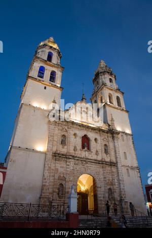 Cattedrale di nostra Signora dell'Immacolata Concezione, Città Vecchia, Sito UNESCO, San Francisco de Campeche, Stato di Campeche, Messico Foto Stock