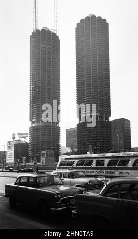 Urban Landscape, Chicago, Illinois, USA, 1977 Foto Stock