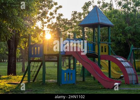 Parco giochi per bambini in Portogallo Foto Stock