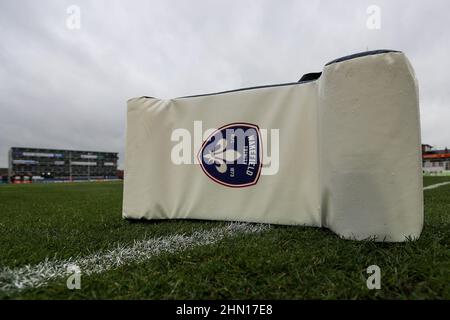 Wakefield, Regno Unito. 13th Feb 2022. Wakefield Trinity equipment è preparato per il riscaldamento a Wakefield, Regno Unito il 2/13/2022. (Foto di James Heaton/News Images/Sipa USA) Credit: Sipa USA/Alamy Live News Foto Stock