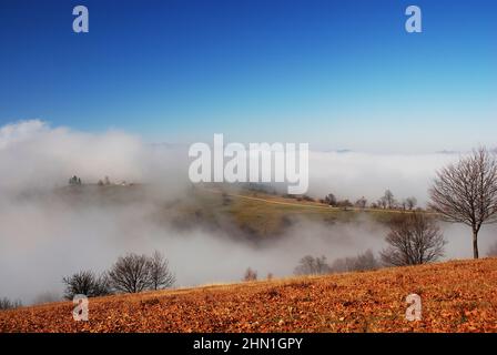 Splendidi paesaggi di Bosnia ed Erzegovina, montagne, fiumi e foreste Foto Stock