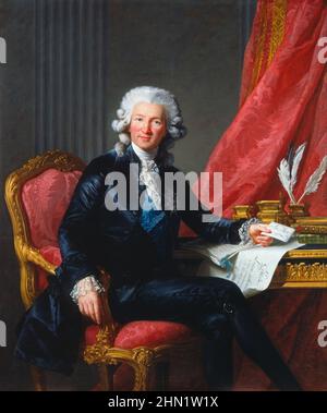 Charles-Alexandre de Calonne, 1784. Charles Alexandre de Calonne (20 gennaio 1734 – 30 ottobre 1802), intitolato Conte di Hannonville nel 1759, statista francese, noto per il suo coinvolgimento nella Rivoluzione francese. Dipinto di Elisabeth Louise Vigée-LEBRUN Foto Stock