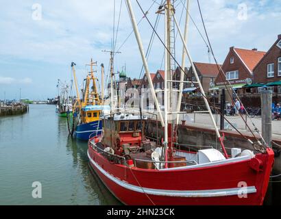 Neuharlingersiel è un comune di 1.675 abitanti della bassa Sassonia, nel distretto di Wittmund, nel nord-ovest della Sassonia. Neuharlingersiel ha Foto Stock