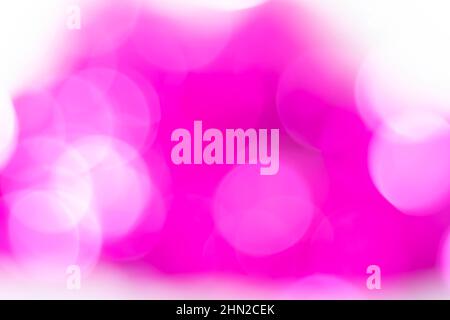Colorati sfondi rosa con luci sfocate Foto Stock