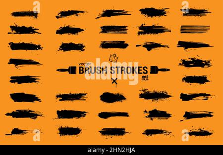 Set di grunge. Trama sporca. Cornice per il testo Illustrazione Vettoriale