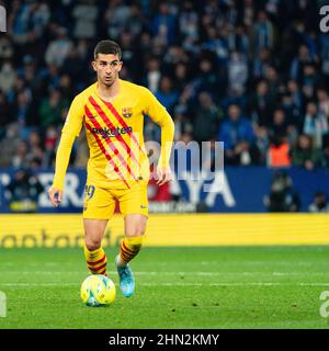 el Prat, Spagna, 13, Febbraio, 2022. Spagnolo la Liga: RCD Espanyol / FC Barcellona. Credit: Joan Gosa/Joan Gosa Credit: JGB/Alamy Live News Foto Stock