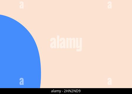 Sfondo semplice e colorato moderno con elementi astratti organici e forme dinamiche. Stile minimalista. Modello di progettazione per idee creative. Foto Stock