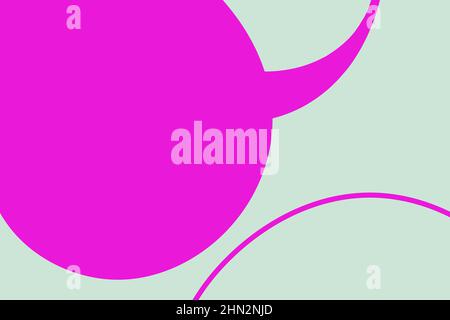 Sfondo semplice e colorato moderno con elementi astratti organici e forme dinamiche. Stile minimalista. Modello di progettazione per idee creative. Foto Stock