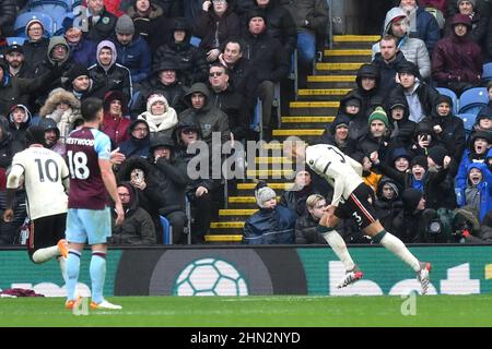 Burnley, Regno Unito. 13th Feb 2022. /Iv durante la partita della Premier League a Turf Moor, Burnley, Regno Unito. Data foto: Domenica 13 febbraio 2022. Photo credit should Read: Anthony Devlin Credit: Anthony Devlin/Alamy Live News Foto Stock