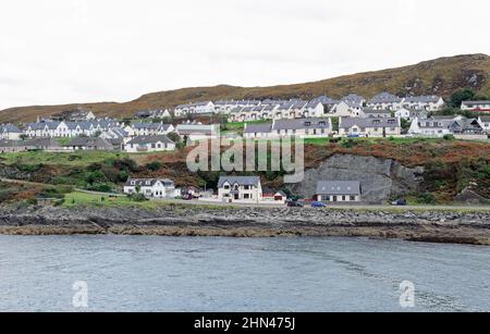 Mallaig, Scozia, Regno Unito- 04 ottobre 2019. Mallaig villaggio, altopiano della Scozia Foto Stock