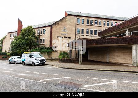 Pydar House, Cornwall Council, Truro, Cornovaglia, Regno Unito, Inghilterra, casa di Pydar truro, CONSIGLIO DELLA CORNOVAGLIA, casa di Pydar, strada di Pydar, TRURO, TR1 1XU, edificio, Foto Stock