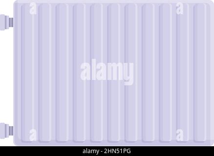 Vettore di fumetti con icona a convettore d'acqua. Riscaldamento stanza. Pannello freccia Illustrazione Vettoriale