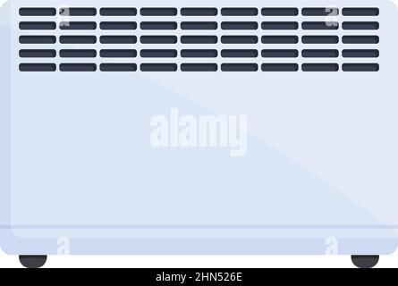 Vettore di cartoni animati con icona di energia vettoriale. Sala elettrica. Parete riscaldante Illustrazione Vettoriale