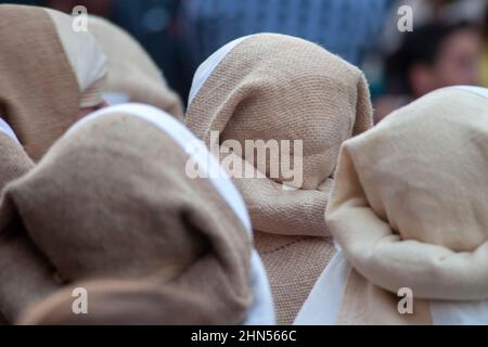 Settimana Santa a Siviglia, il costalero Foto Stock