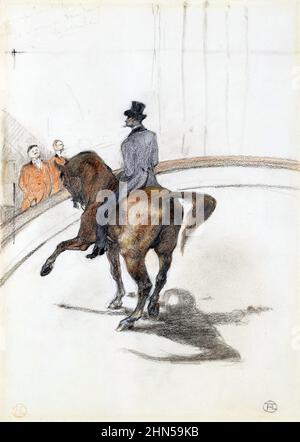 Al Circo; la passeggiata spagnola (Au Cirque; le Pas espagnol) (1899). Antica arte vintage di Henri Toulouse-Lautrec. Foto Stock