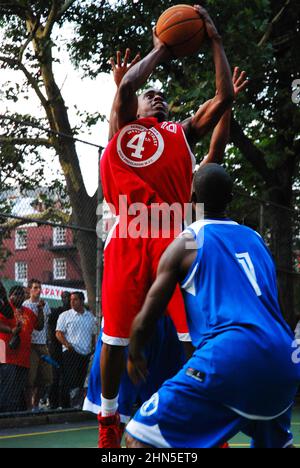 Village Basketball, New York Foto Stock