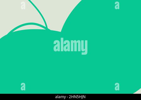 Sfondo semplice e colorato moderno con elementi astratti organici e forme dinamiche. Stile minimalista. Poster con modelli di design o businesscard. Foto Stock
