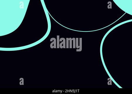 Sfondo semplice e colorato moderno con elementi astratti organici e forme dinamiche. Stile minimalista. Poster con modelli di design o businesscard. Foto Stock