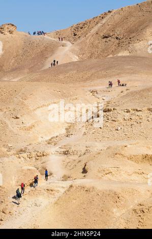 Nahal Peres (anche Wadi Peres, Peres Creek, Peres River o Peres Stream) è un fiume stagionale al sud del deserto della Giudea, Israele che scorre in Foto Stock