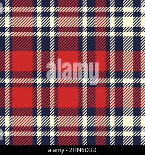 Motivo senza cuciture Glen Plaid testurizzato. Verificato tessuto. Illustrazione vettoriale. Illustrazione Vettoriale