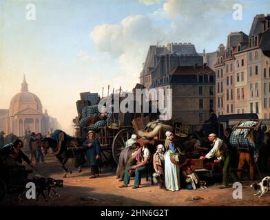 Le Movings dell'artista francese Louis-Léopold Boilly (1761-1845), olio su tela, 1822 Foto Stock