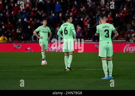 Madrid, Spagna. 14th Feb 2022. Partita di calcio spagnola la Liga Mallorca vs Athletic Club Bilbao allo stadio Son Moix. Mallorca 14 febbraio 2022 900/Cordon Press Credit: CORDON PRESS/Alamy Live News Foto Stock