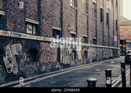 Londra intorno Brick Lane Eat End Foto Stock