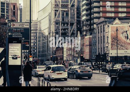 Londra intorno Brick Lane Eat End Foto Stock