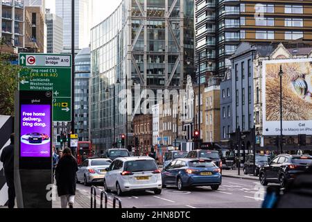 Londra intorno Brick Lane Eat End Foto Stock