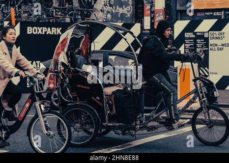 Londra intorno Brick Lane Eat End Foto Stock