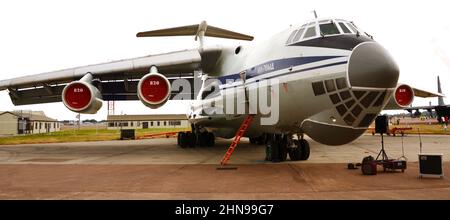 Forza aerea Ucraina, Ilyushin il-76, forza aerea ucraina, 78820 aerei da trasporto militare Foto Stock