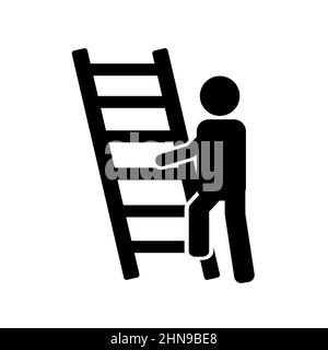 Icona astratta vettoriale sul bianco, illustrazione isolata per grafica e web design. Semplice simbolo piatto. Illustrazione Vettoriale
