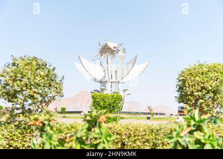 Novembre 19, 2021. Sharm El Sheikh: Peace Square Monument è elencato nel Guinness Book of Records Foto Stock