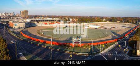 Western Fair Raceway Aerial. Novembre 6 2021 Luke Durda/Alamy Foto Stock