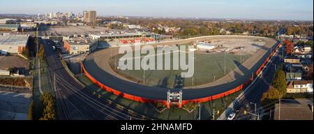 Western Fair Raceway Aerial. Novembre 6 2021 Luke Durda/Alamy Foto Stock